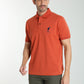 Polo manches courtes PING brique