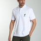 Polo manches courtes PING blanc