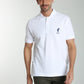 Polo manches courtes PING blanc