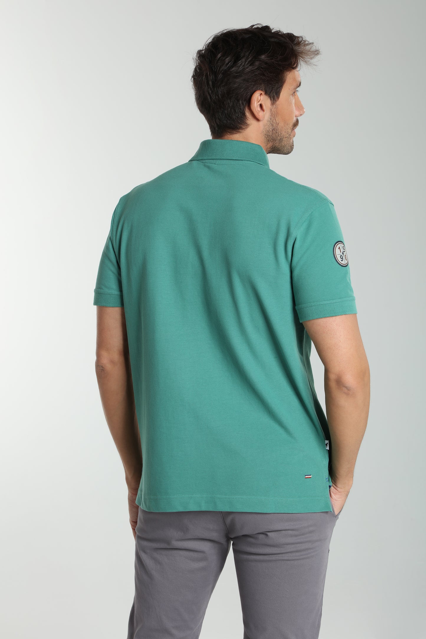 Polo manches courtes PING vert