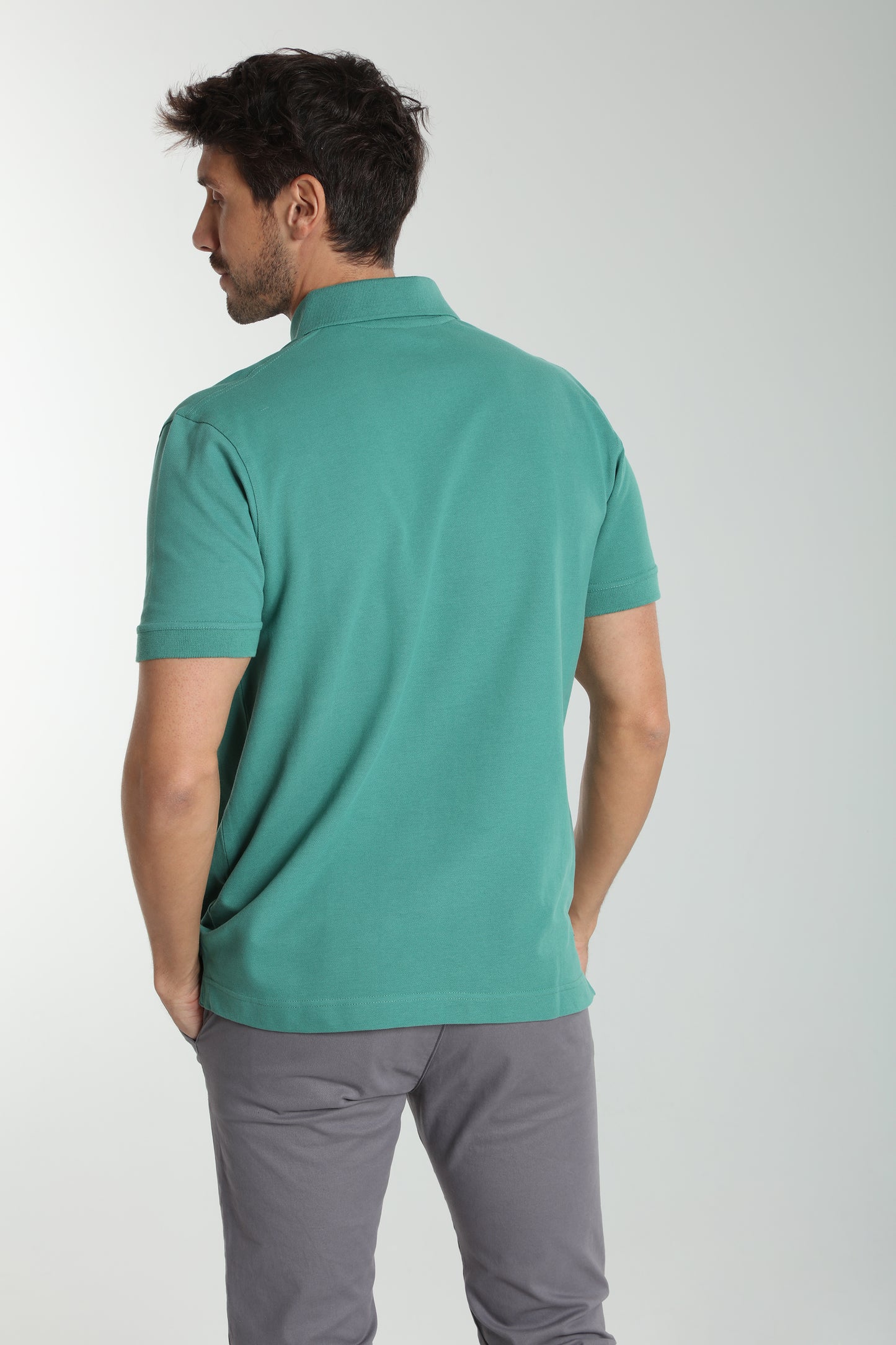 Polo manches courtes PING vert