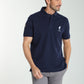 Polo manches courtes PING marine
