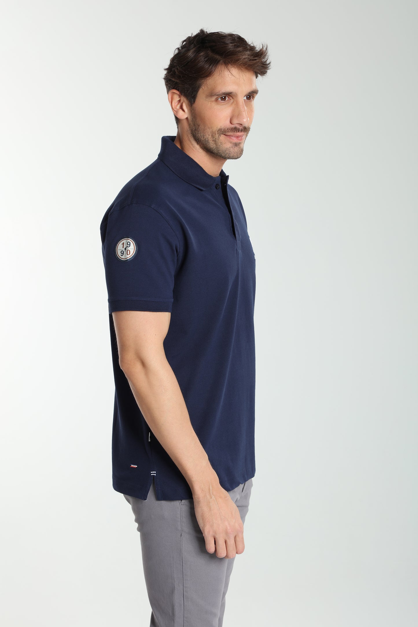 Polo manches courtes PING marine