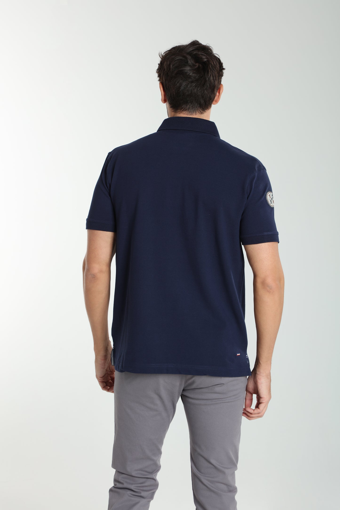 Polo manches courtes PING marine