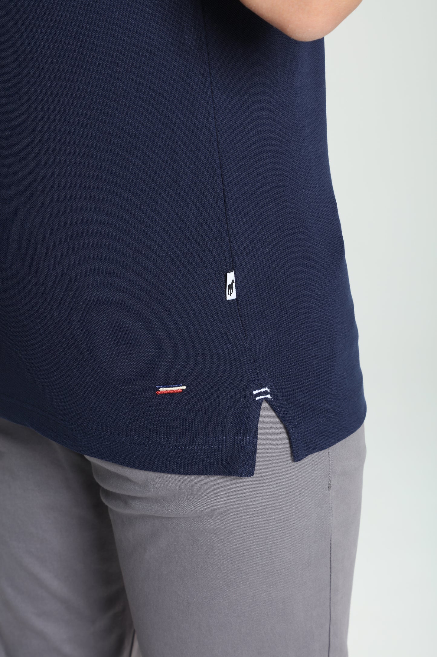 Polo manches courtes PING marine