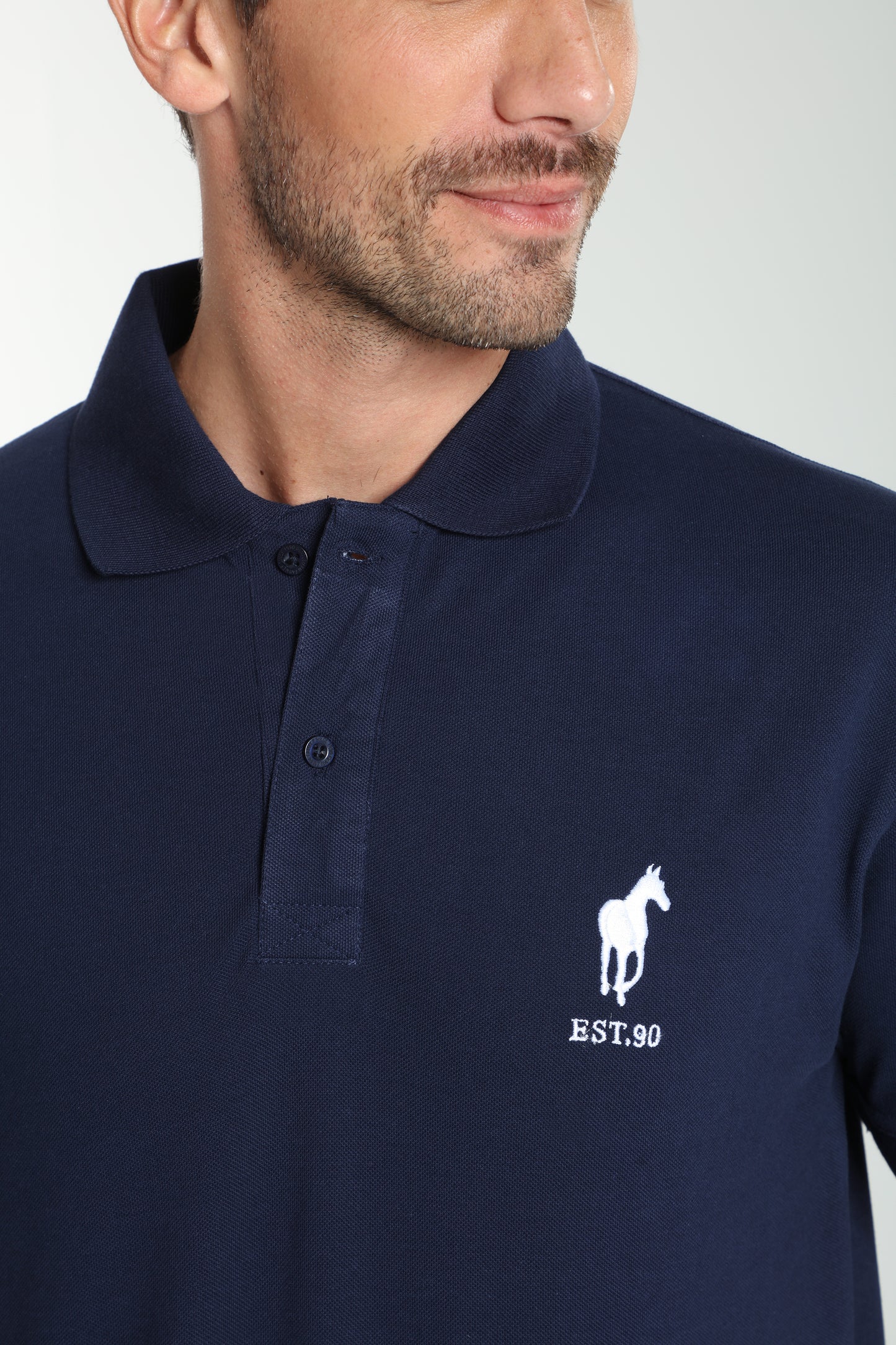 Polo manches courtes PING marine