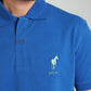 Polo manches courtes PING bleu