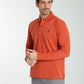 Polo manches longues PERY brique