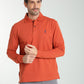 Polo manches longues PERY brique