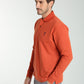 Polo manches longues PERY brique