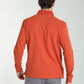 Polo manches longues PERY brique