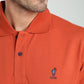 Polo manches longues PERY brique
