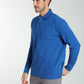 Polo manches longues PERY bleu