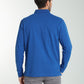 Polo manches longues PERY bleu