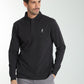 Polo manches longues PERY noir