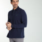 Polo manches longues PERY marine