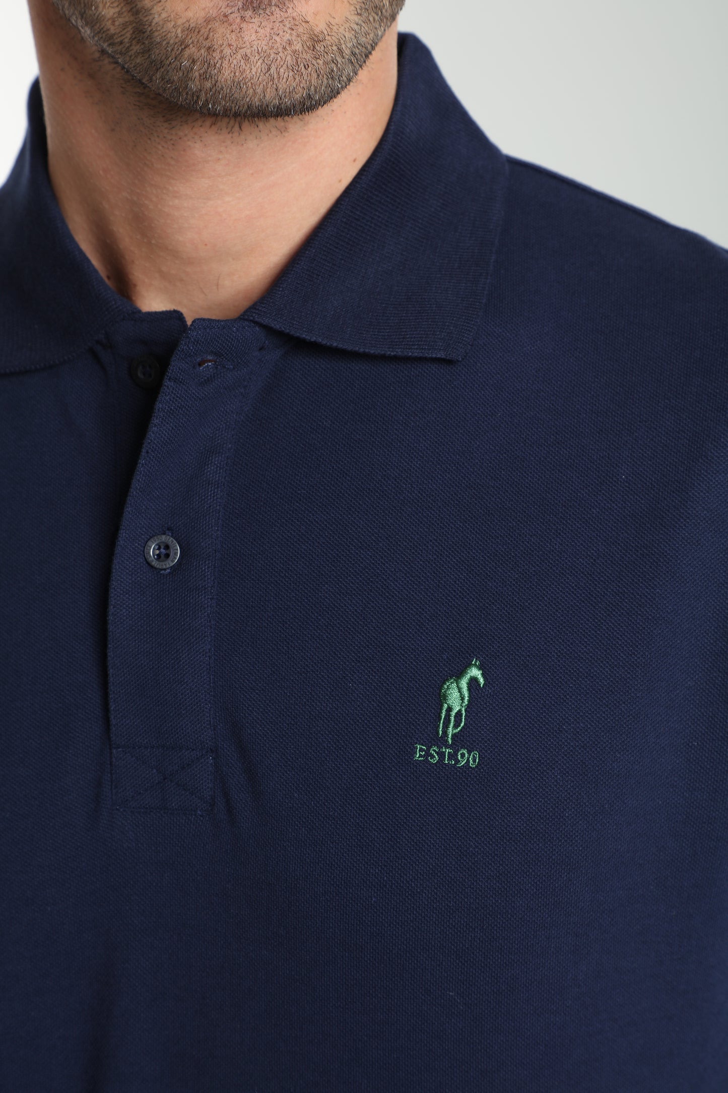 Polo manches longues PERY marine