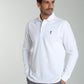 Polo manches longues PERY blanc