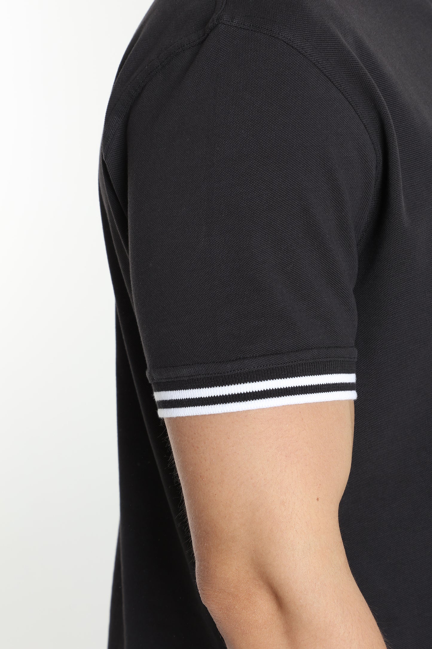 Polo manches courtes PRAY noir