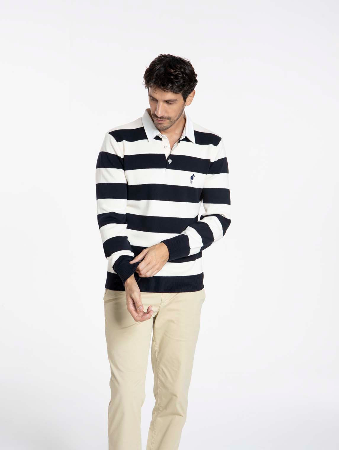 Pull RACING Marine/Ficelle