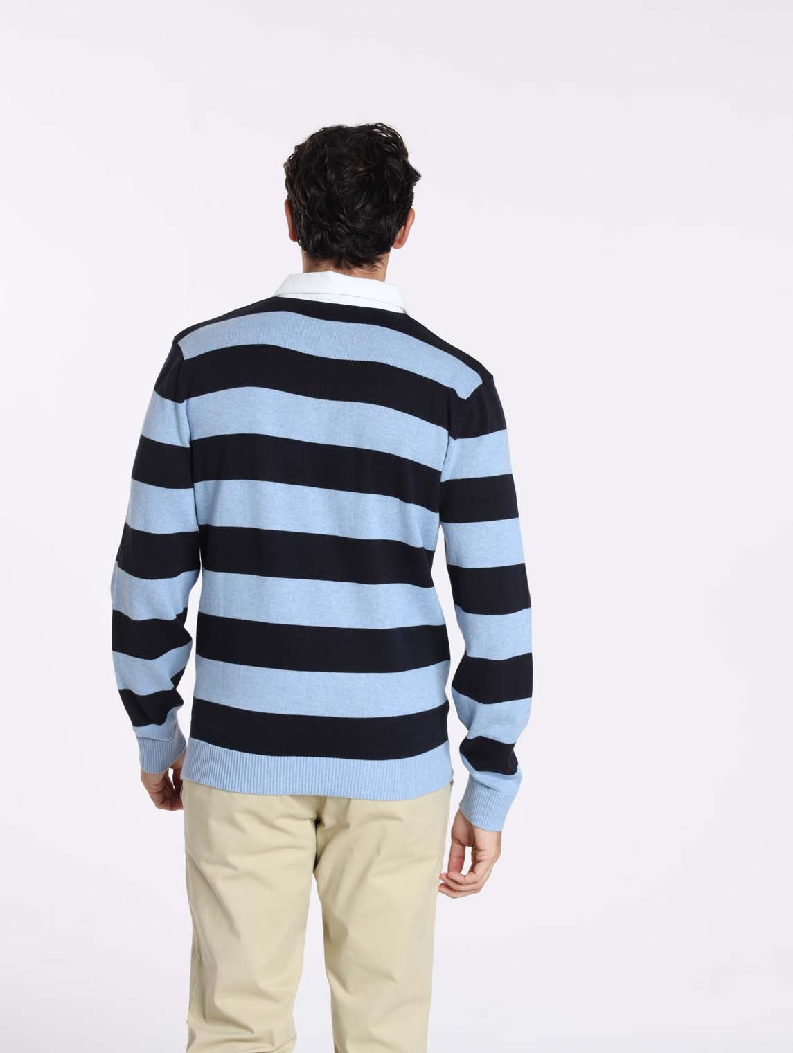 Pull RACING Bleu Clair/Marine
