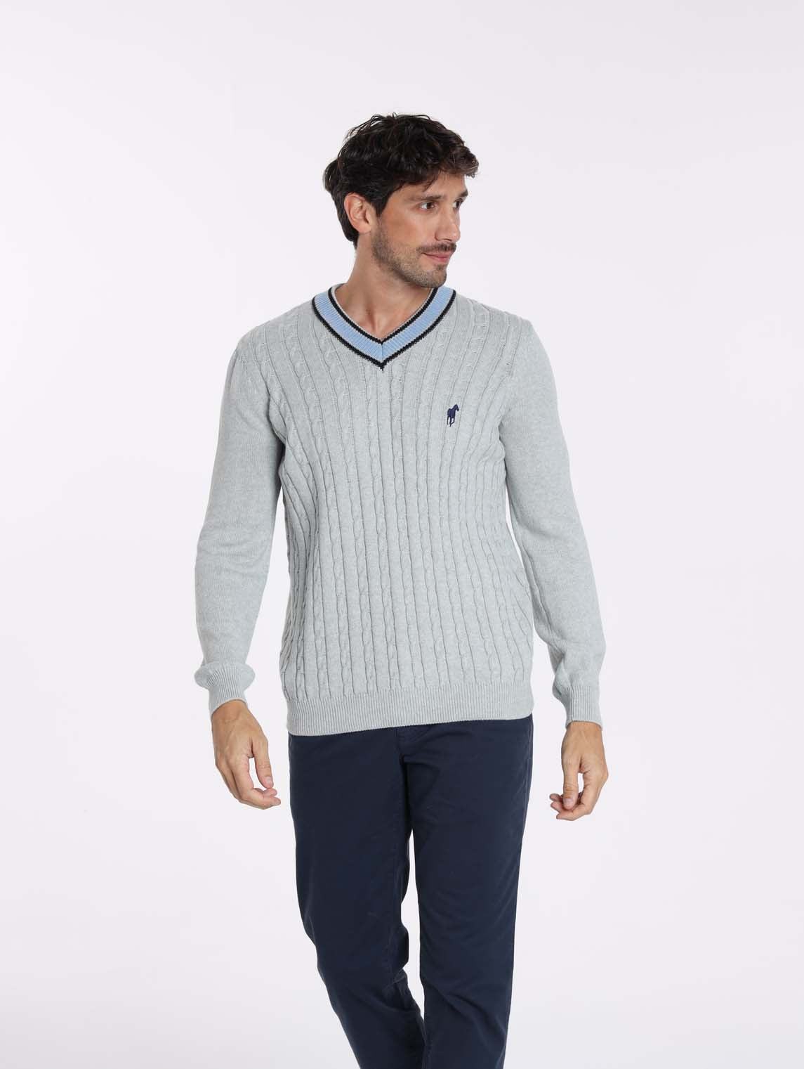 Pull PAULIN Gris Chine
