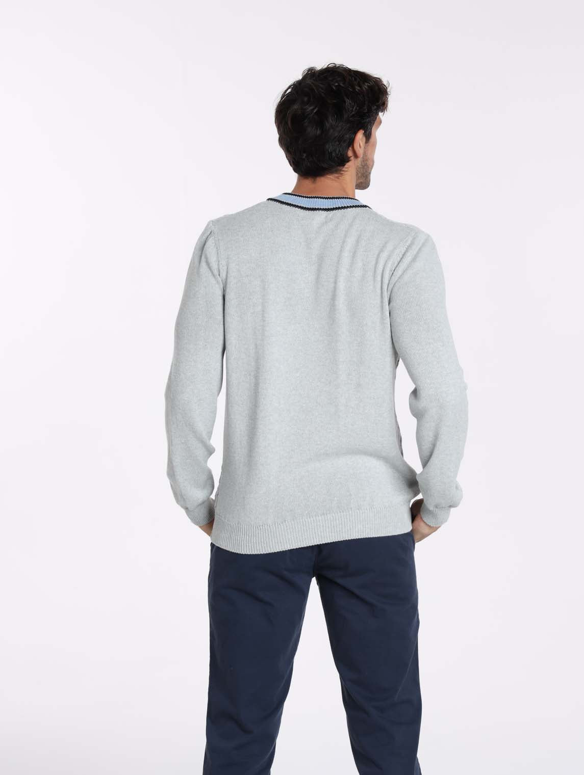 Pull PAULIN Gris Chine
