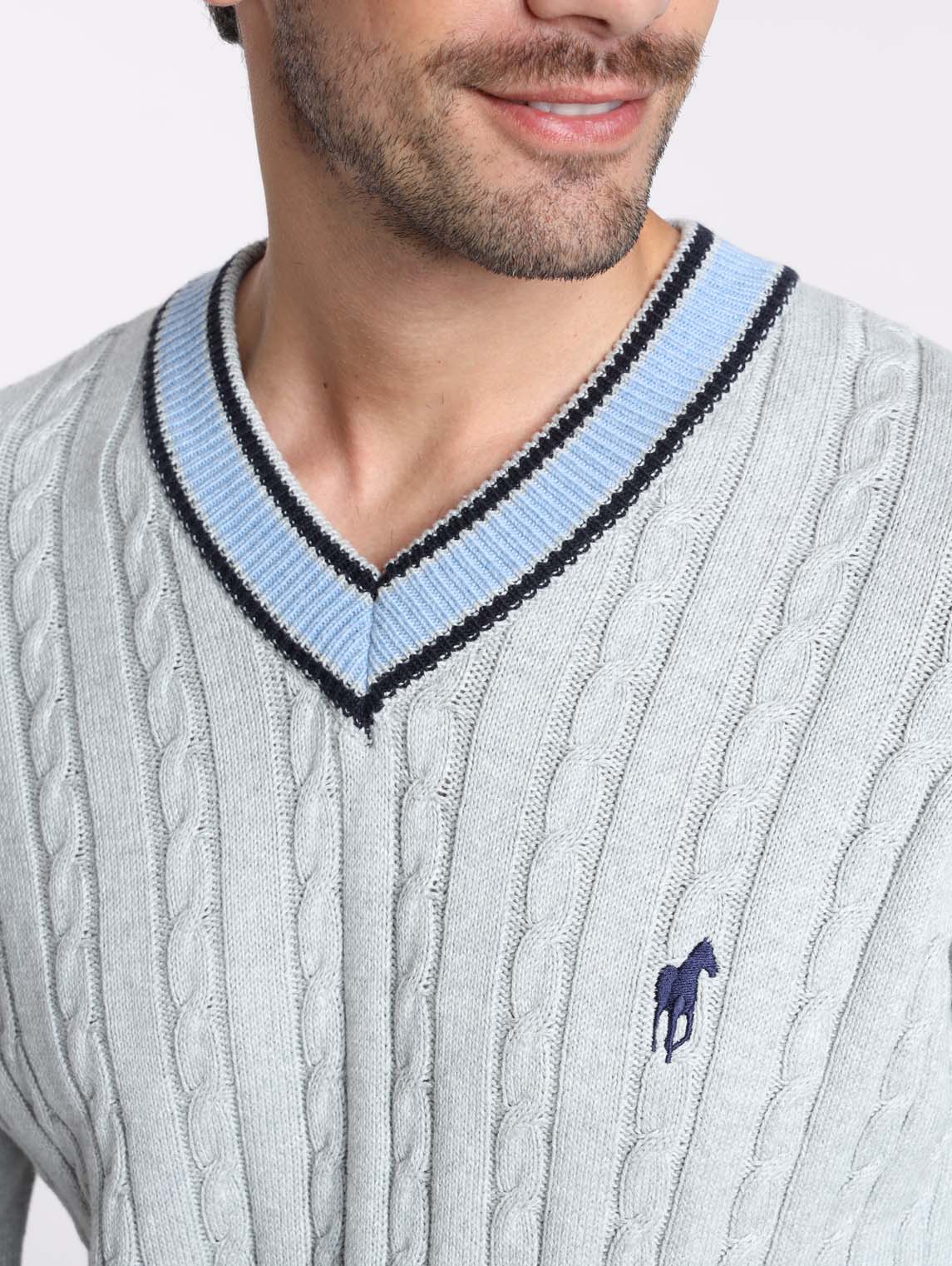 Pull PAULIN Gris Chine