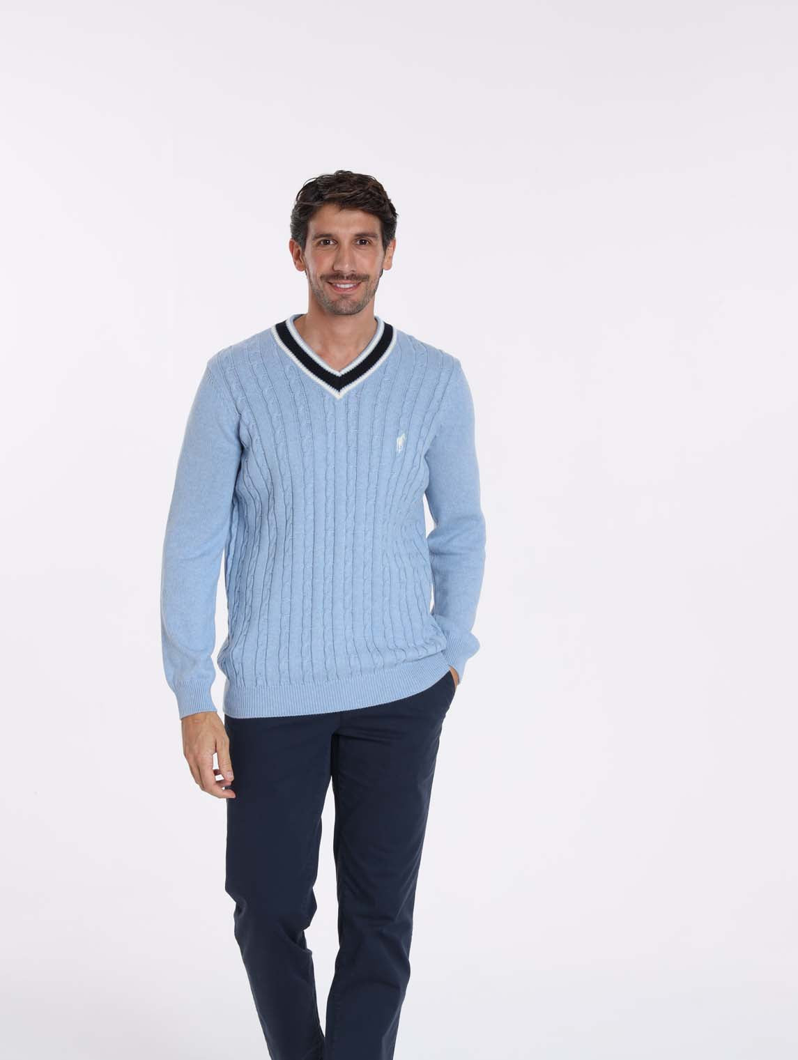Pull PAULIN Bleu Clair