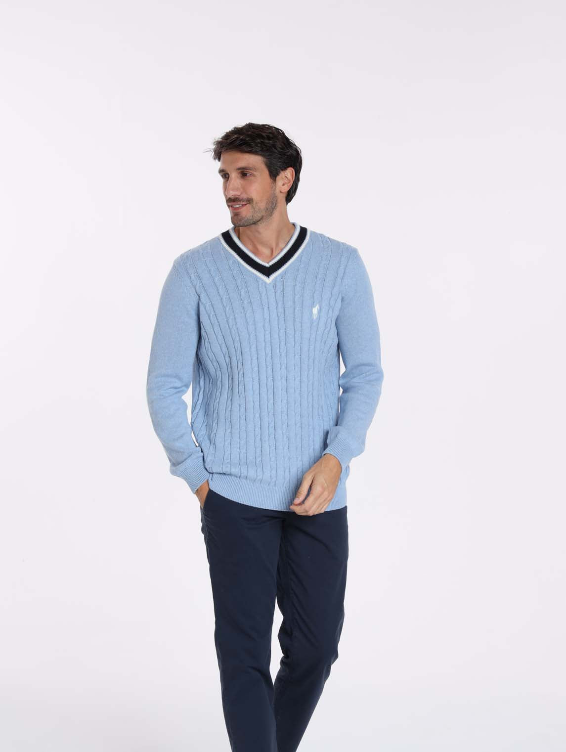 Pull PAULIN Bleu Clair