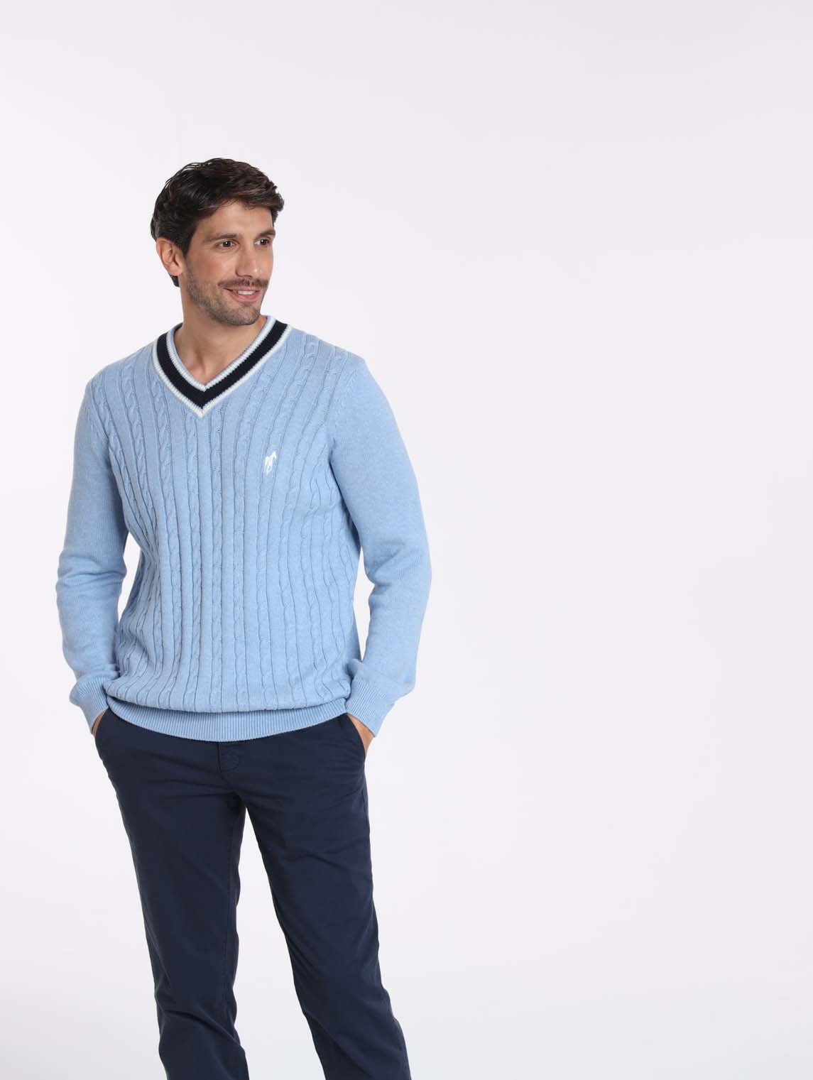 Pull PAULIN Bleu Clair