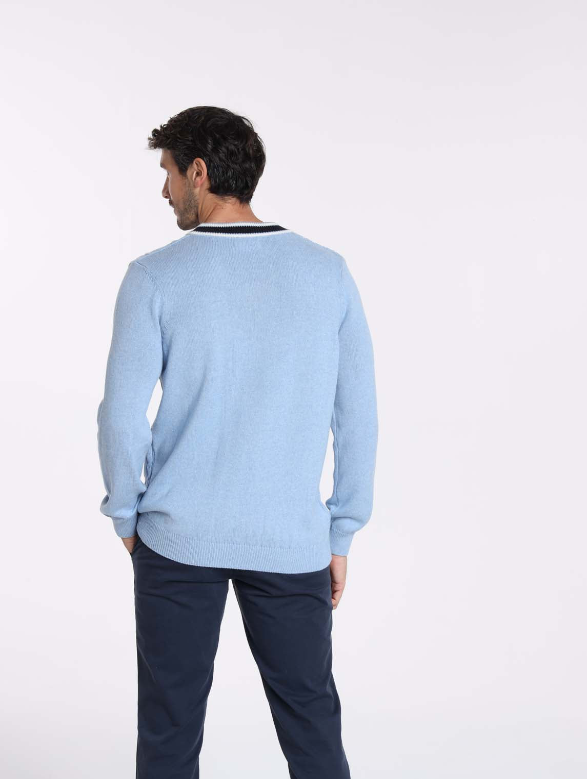 Pull PAULIN Bleu Clair