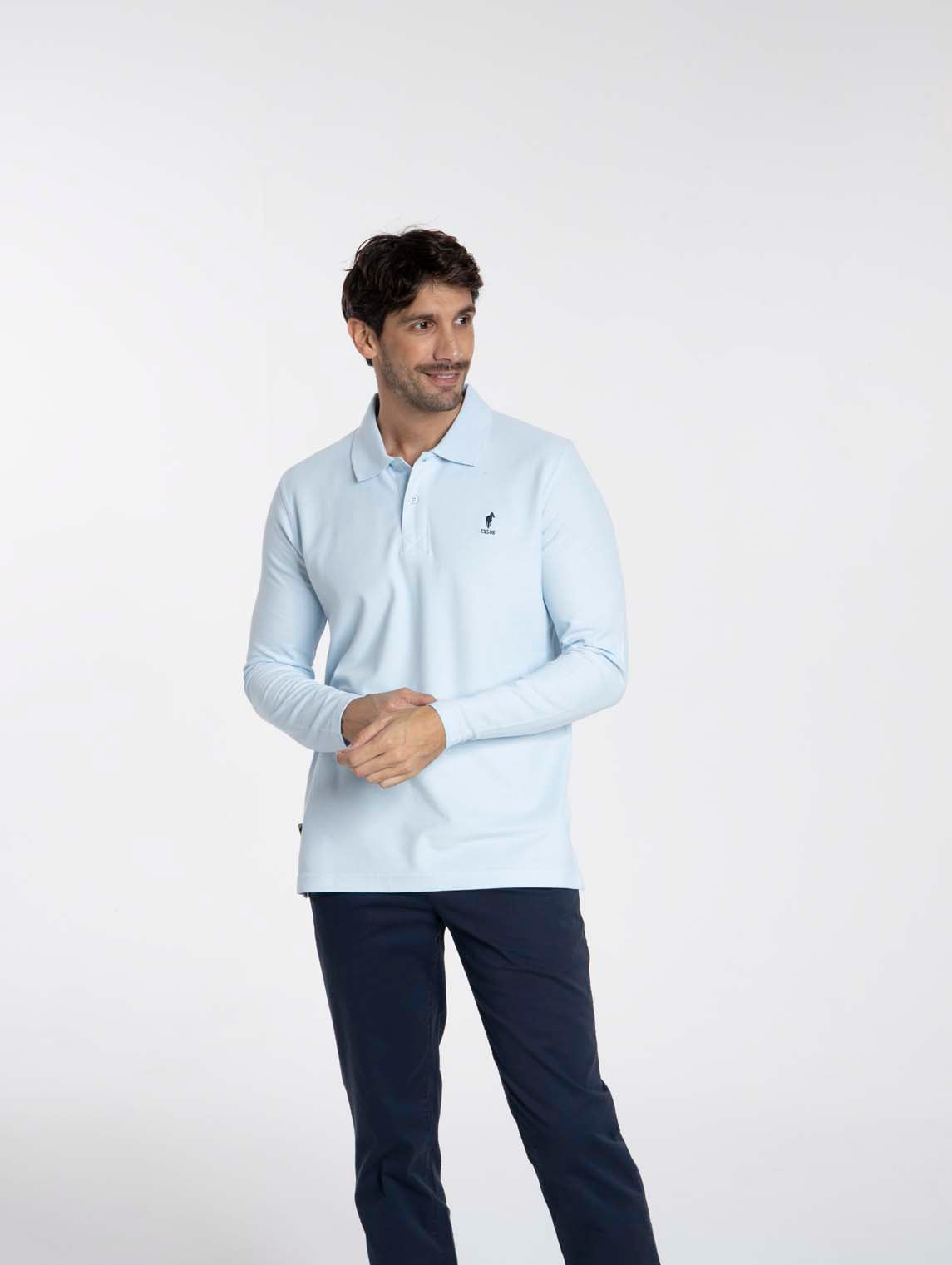 Polo ORLEANS Bleu Ciel