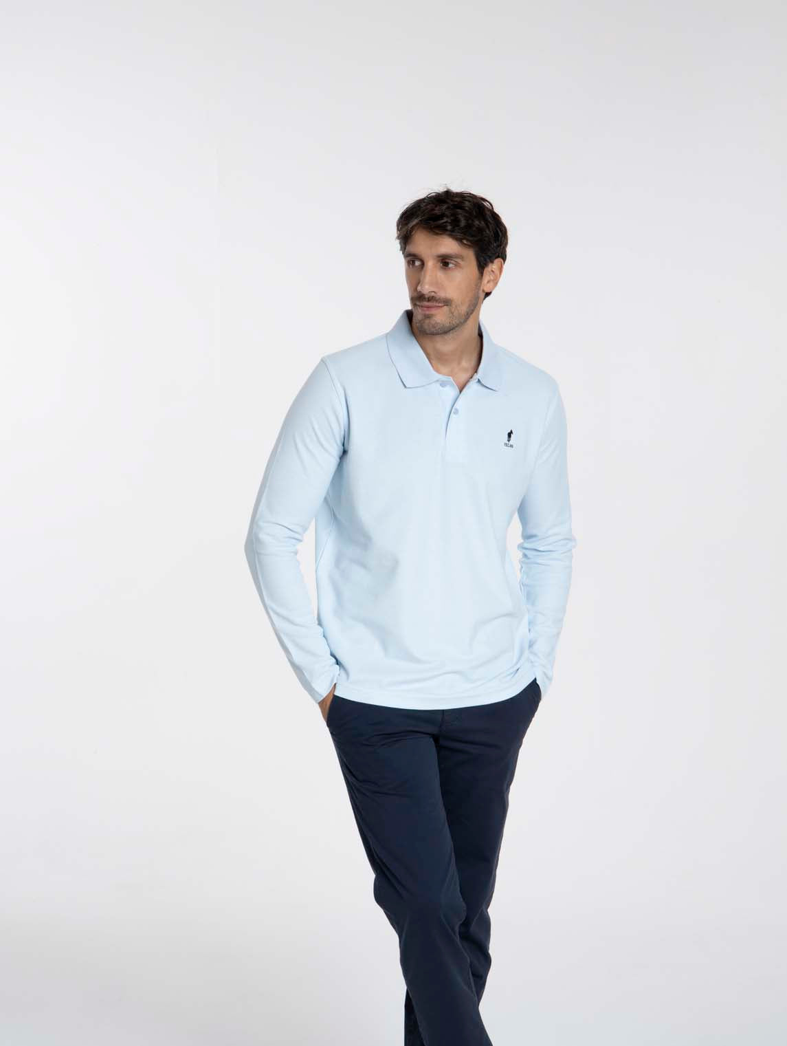 Polo ORLEANS Bleu Ciel