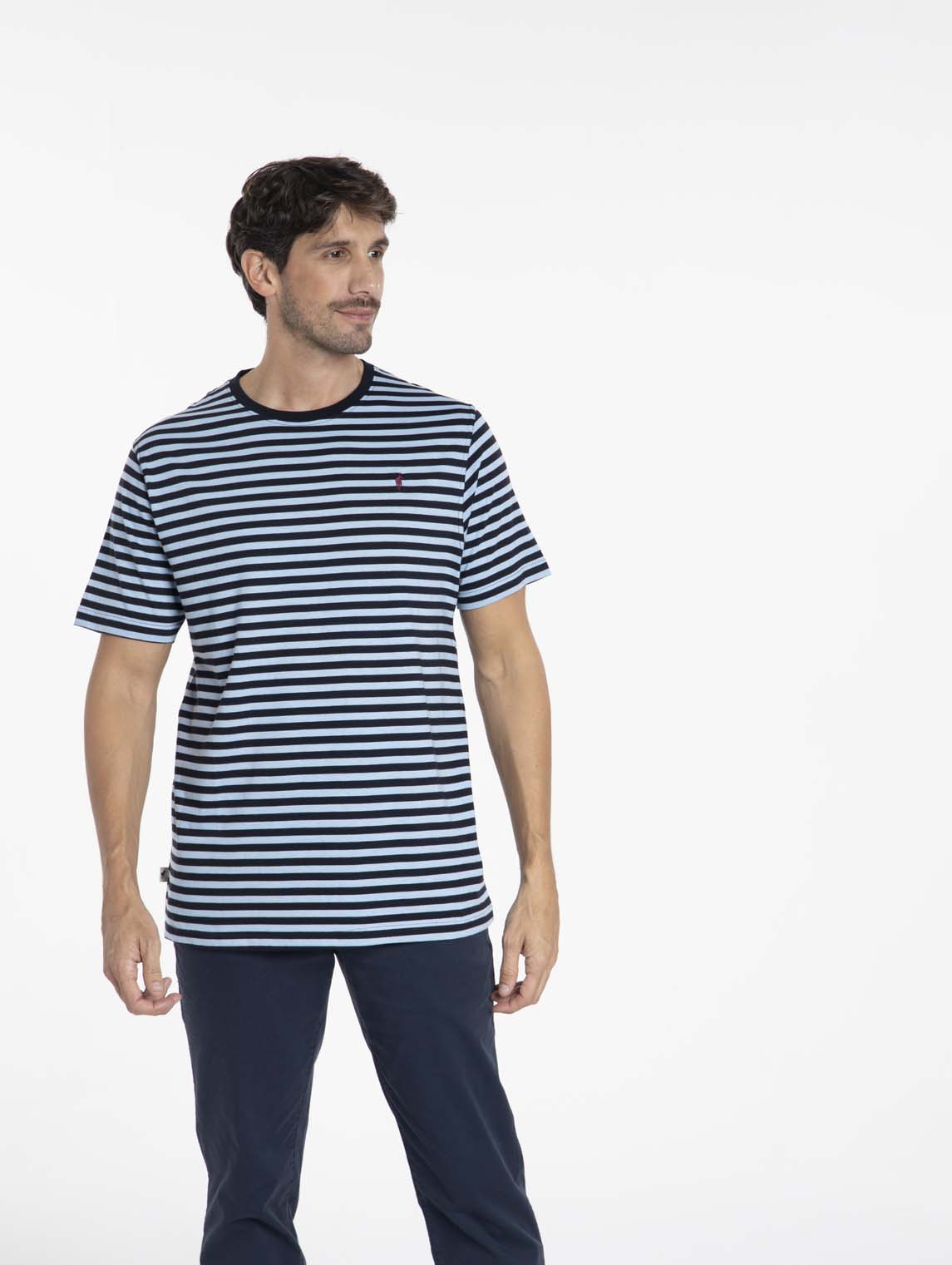 T-Shirt TAIPEI Marine/Bleu Ciel