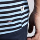 T-Shirt TAIPEI Marine/Bleu Ciel