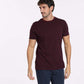 T-Shirt TAIPEI Bordeaux/ Marine