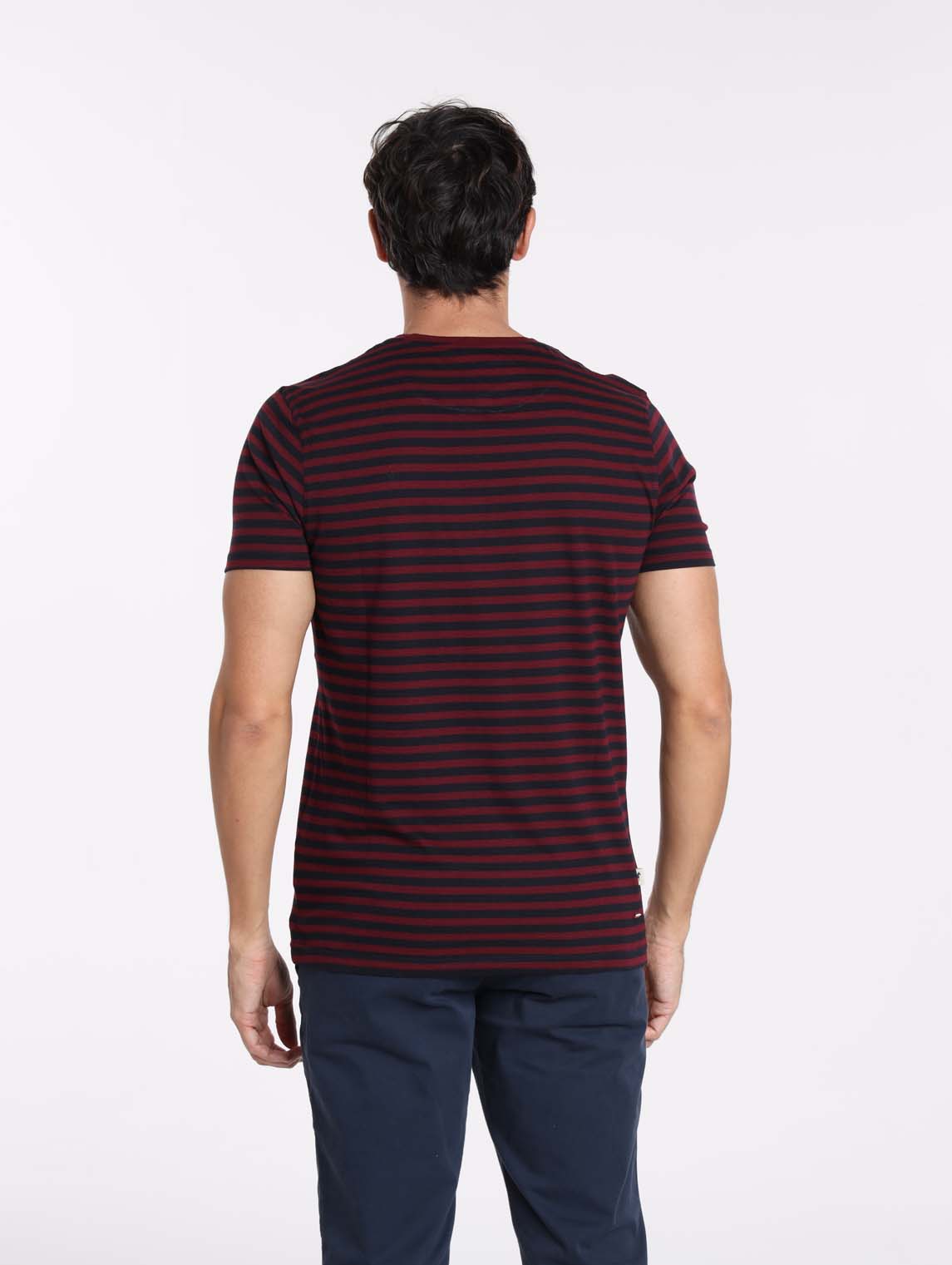 T-Shirt TAIPEI Bordeaux/ Marine