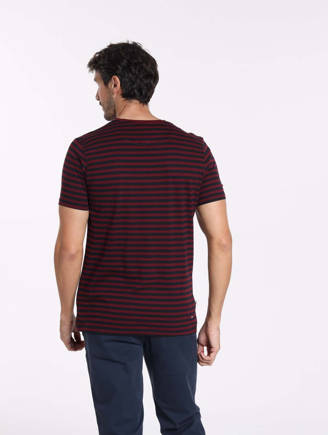 T-Shirt TAIPEI Bordeaux/ Marine