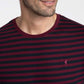 T-Shirt TAIPEI Bordeaux/ Marine