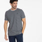 T-Shirt TAIPEI Marine/Gris Chine
