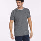 T-Shirt TAIPEI Marine/Gris Chine