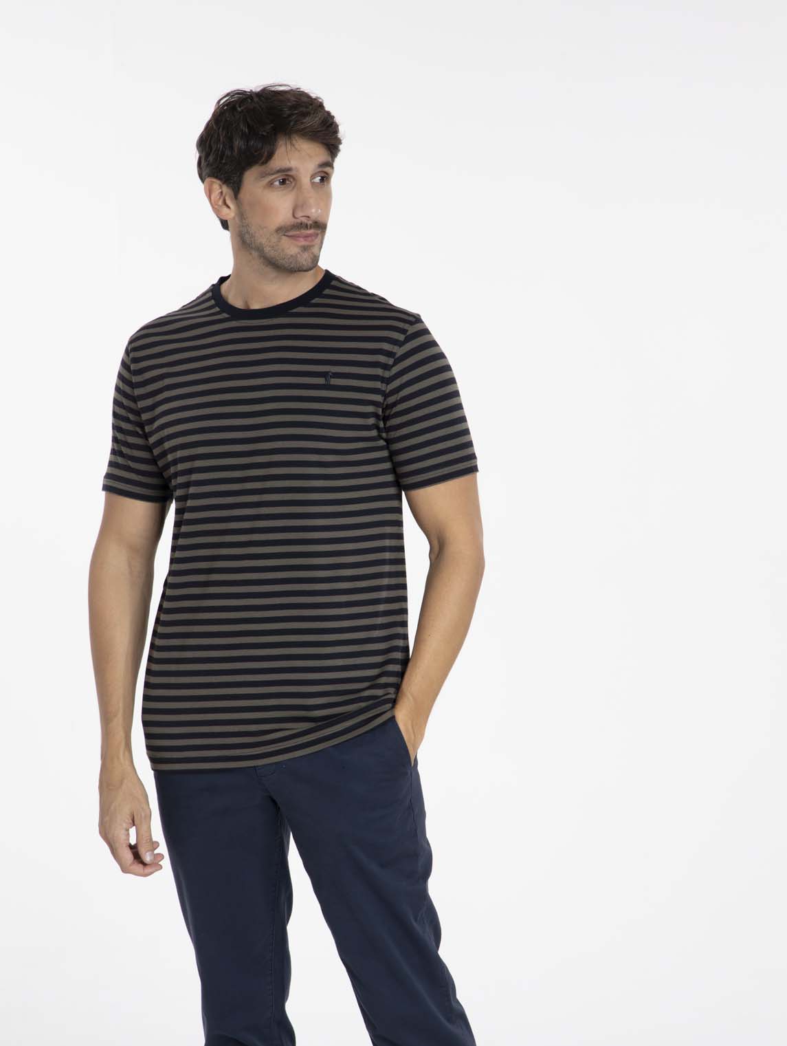 T-Shirt TAIPEI Kaki/Marine