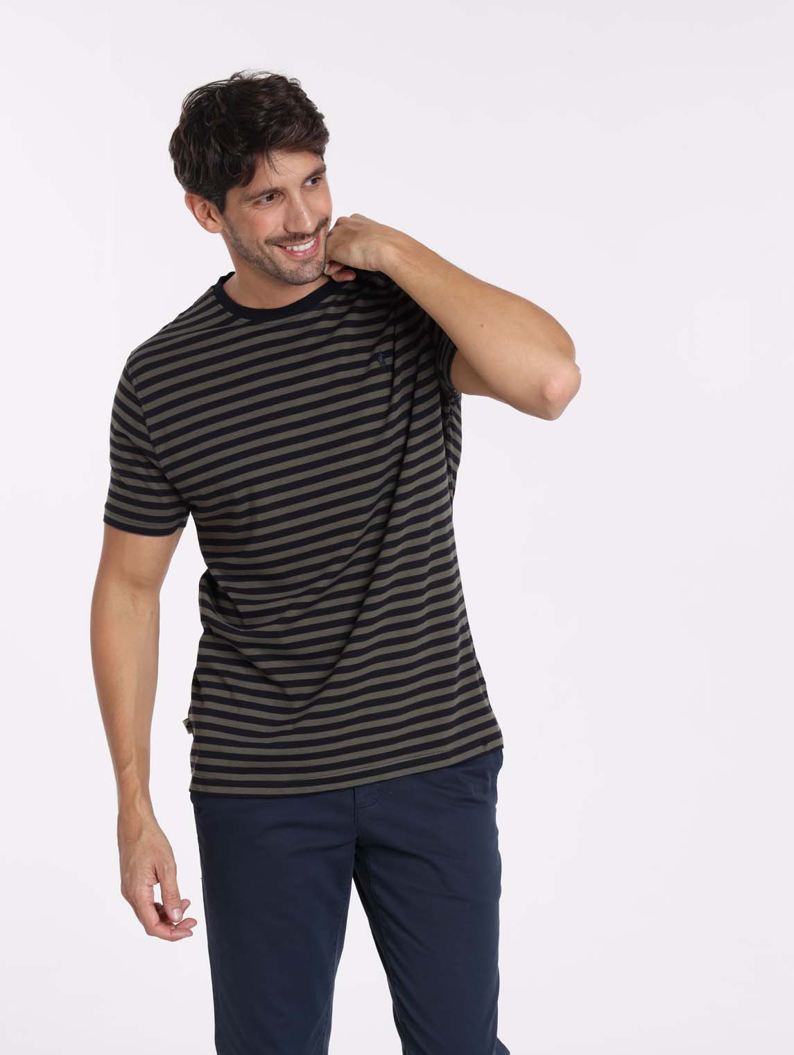 T-Shirt TAIPEI Kaki/Marine