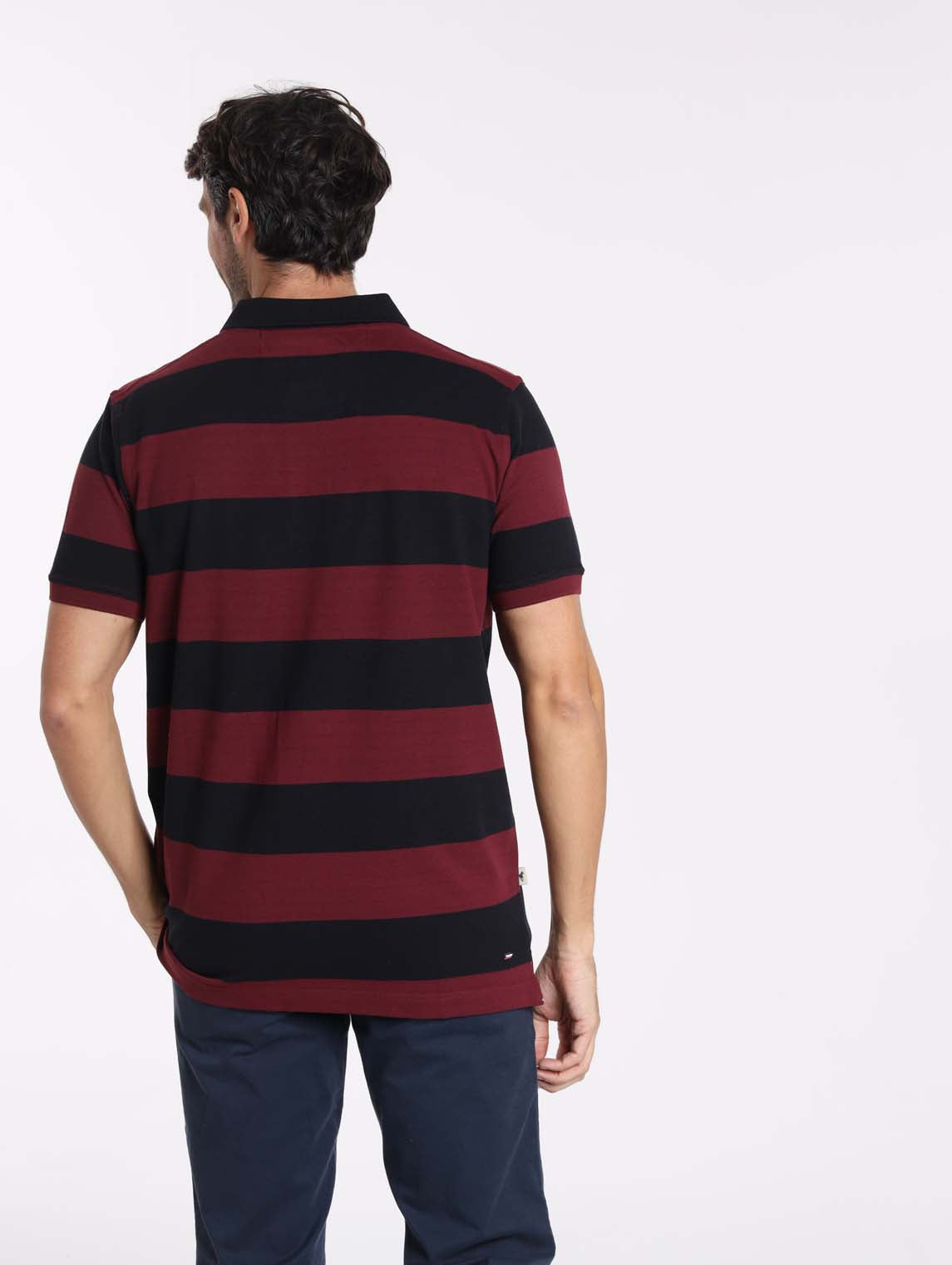 Polo OMAHA Bordeaux/ Marine