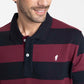 Polo OMAHA Bordeaux/ Marine
