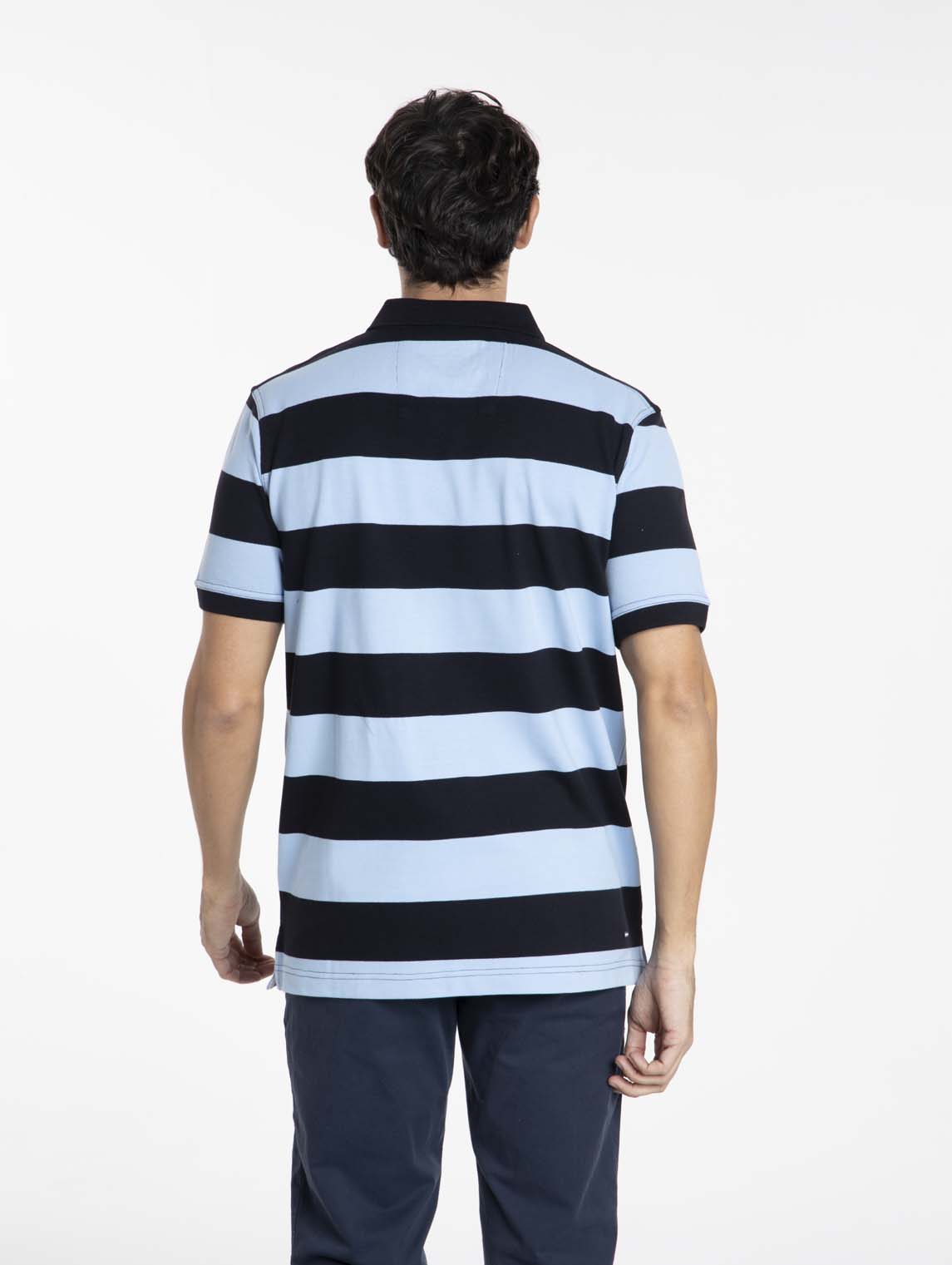 Polo OMAHA Bleu Ciel/Marine