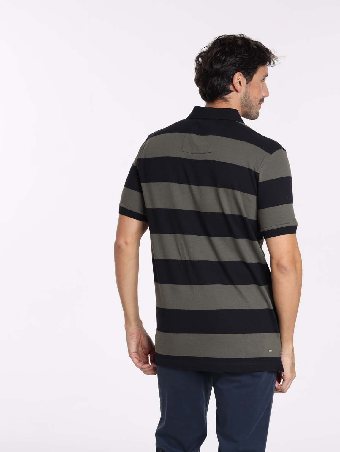 Polo OMAHA Marine/Kaki