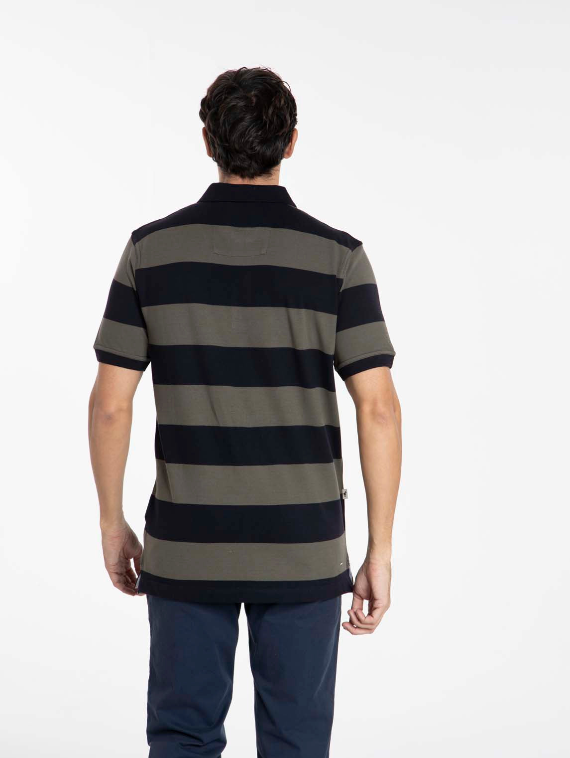Polo OMAHA Marine/Kaki