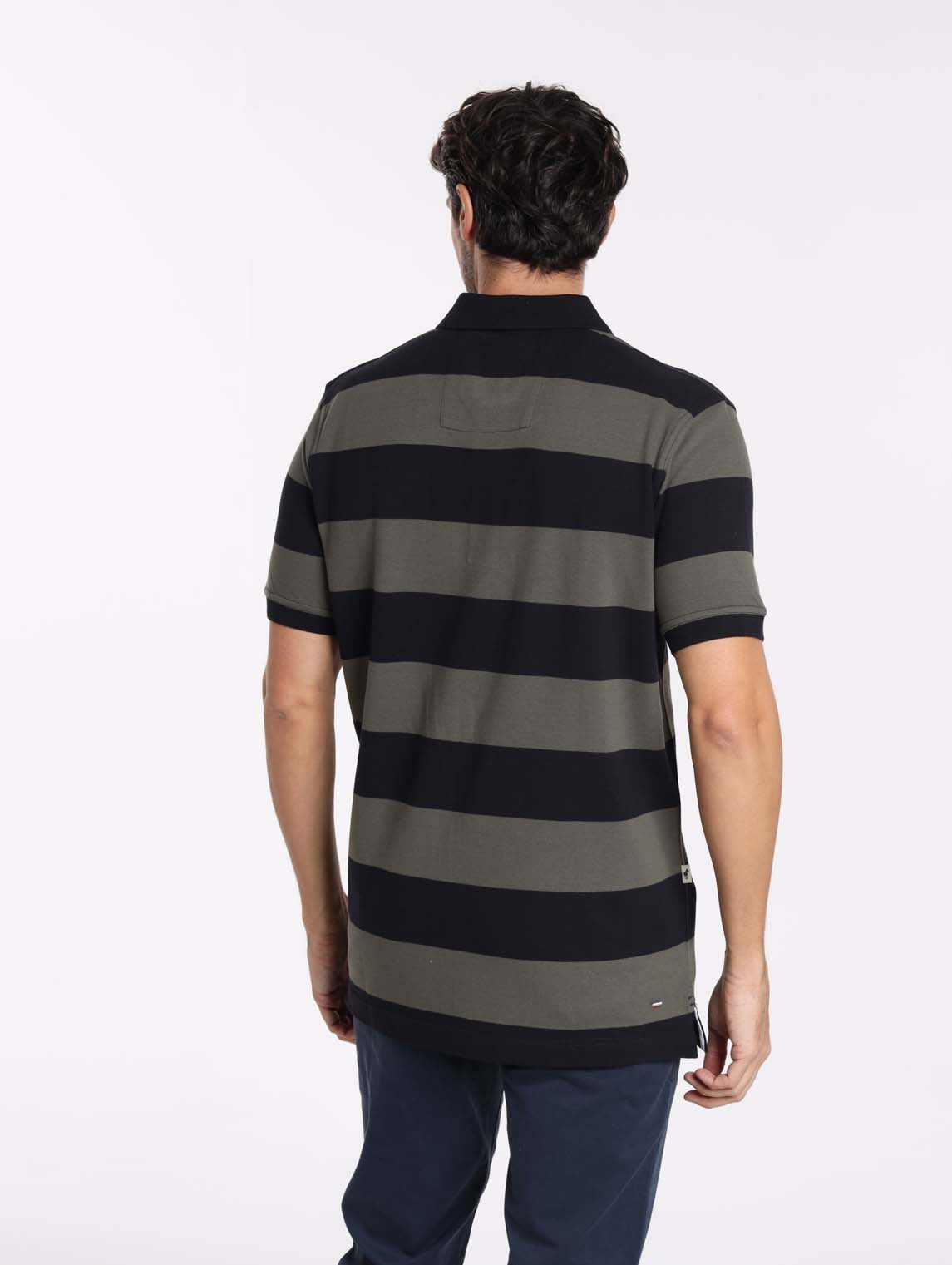 Polo OMAHA Marine/Kaki